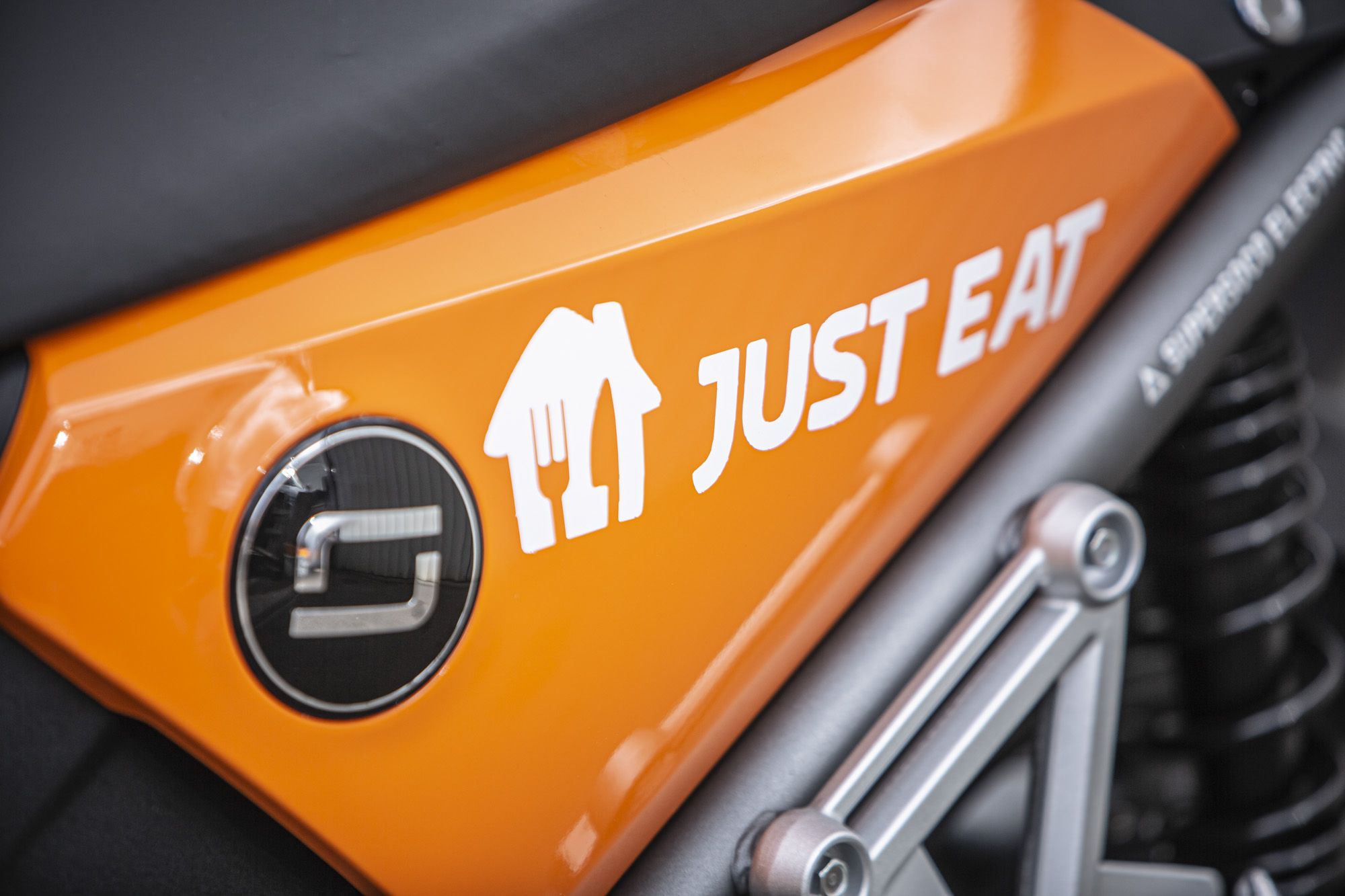 Super Soco CPx Just Eat Delivery scooters for GreenMo UK