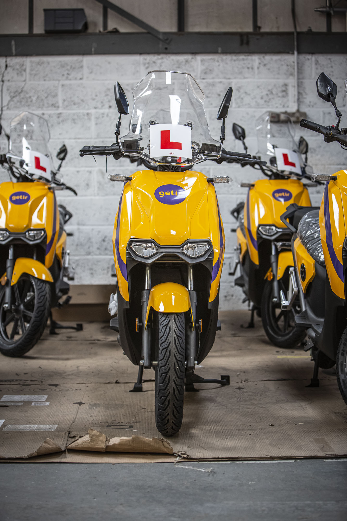 Super Soco CPx Getir Delivery scooters for GreenMo UK