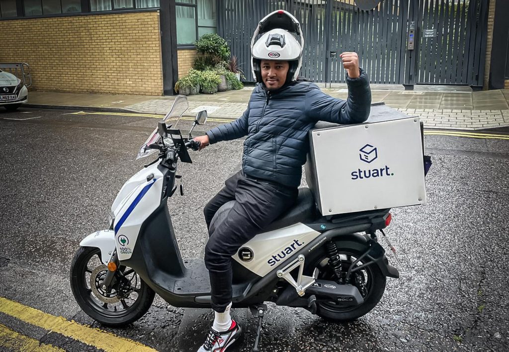 Stuart GreenMo delivery rider